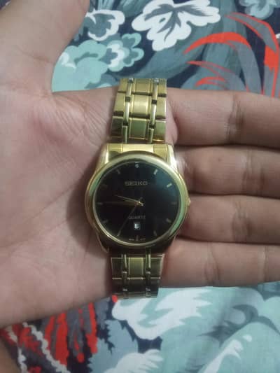 Seiko watch golden edition