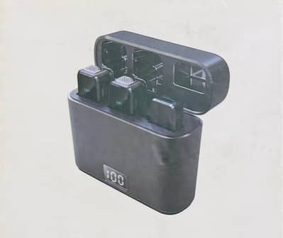 Professional Mic Type C Receiver and charging case