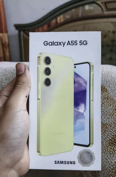 Samsung Mobile A55 5G box pack condition Official pta