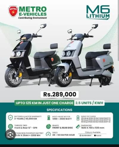 Metro M6 empower lithium
