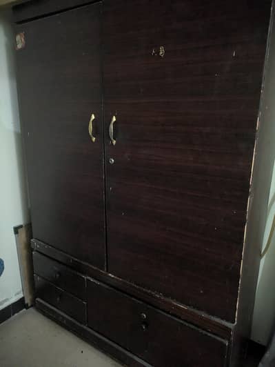 Large Wardrobe / Almari / Cupboard / Drawers -  Good Condition