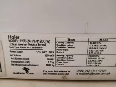 Haier DC inverter