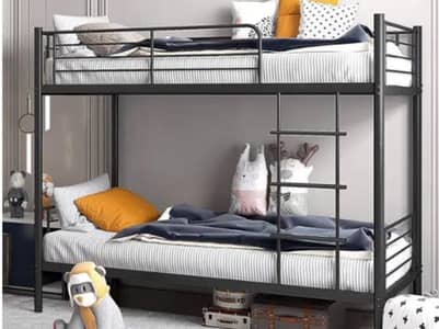 kids double bed with mattress