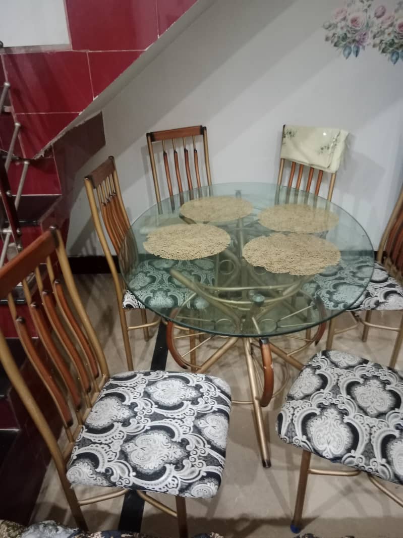 Glass table dining 4