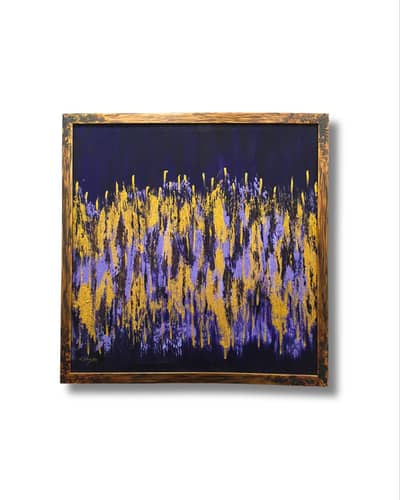 textured acrylic painting handmade