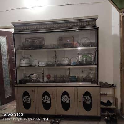 Dressing table and showcase