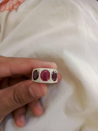 Yakoot Original stones 100% 3 Stones 1 Ring
