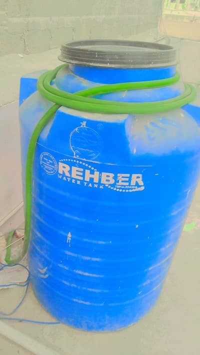 blue colour tank