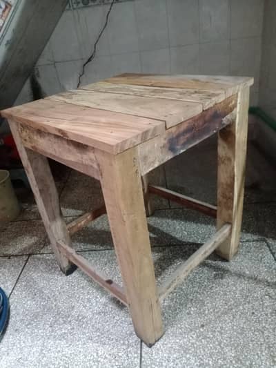 Wooden Stool for carrying heavy thing.