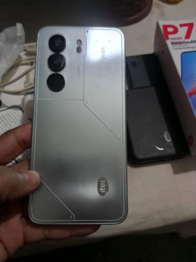 itel p70 4+4 128 alll ok with power bank