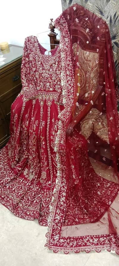 Red maxi afrozeh