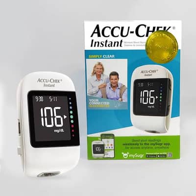 Accu Check Instant Glucometer (Bluetooth Capable)