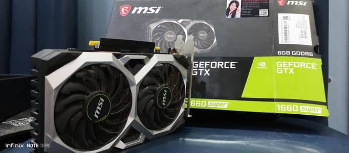 MSI GTX 1660 Super 6GB GDDR6 Graphics Card Excellent Condition - Box