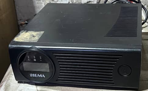 SIGMA UPS FOR SALE 24 VOLT UPS DUBLE BETTRY  GOOD WORKING