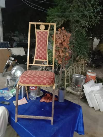Iron  Chairs long back for sale