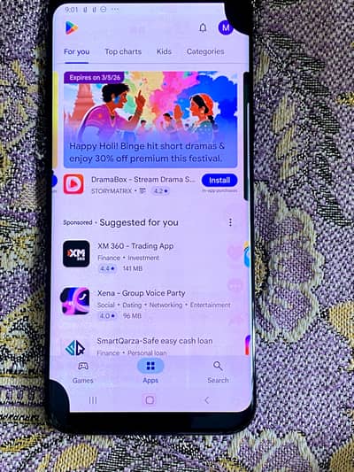 Urgent selling Samsung Mobile S8 Plus| Parts also available