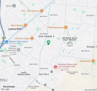 1 Kanal Pair Plot Urgent For Sale in DHA Phase 6 Block F Plot No 544+545 Prime Location