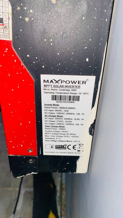 Max Power 3kw Off Grid Solar Inverter