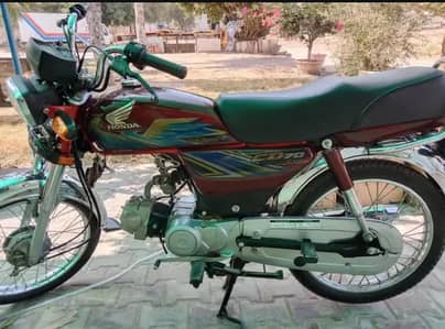 Honda 70cc model 2021 hai condition  new ha 03248508452