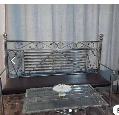 5 seater steel sofa set