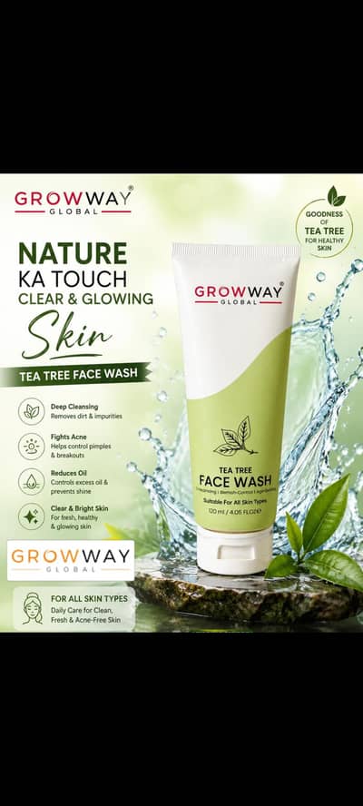Tea tree face wash