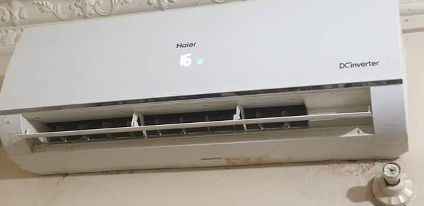 amazing 1.5 tons inverter ac haier just 80k pkr