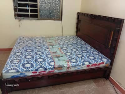 Double Bed (size 6 x 6.5) with Molty foam mattress (six inch)
