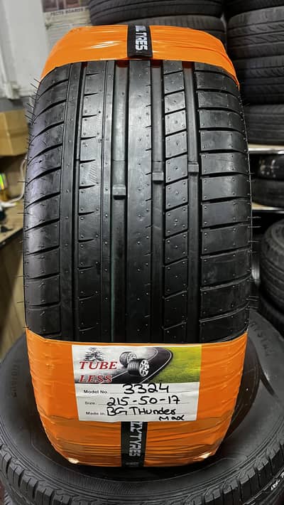 215-50-17 BG Thunder max 2024 model like new