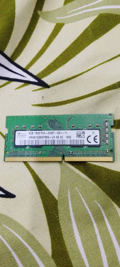 DDR4 8 Gb RAM FOR LAPTOP IN NEW CONDITION