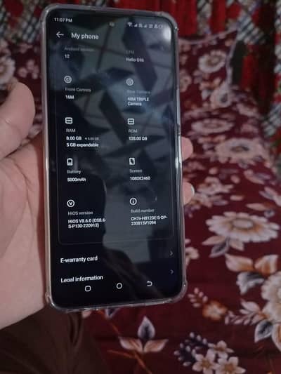 Tecno camon 18p exchange possible