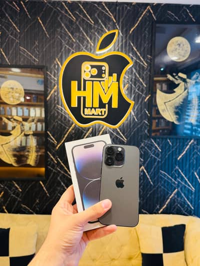 Apple iPhone 14 Pro with Box 128GB 90 Health Waterpack