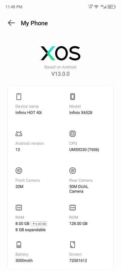 Infinix Hot 40i
