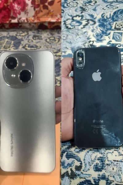 Apple iPhone XS And Tecno Spark Go 2026 Complete Box Exchange Possible