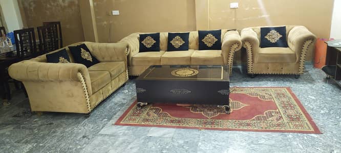 velvet Sofa set