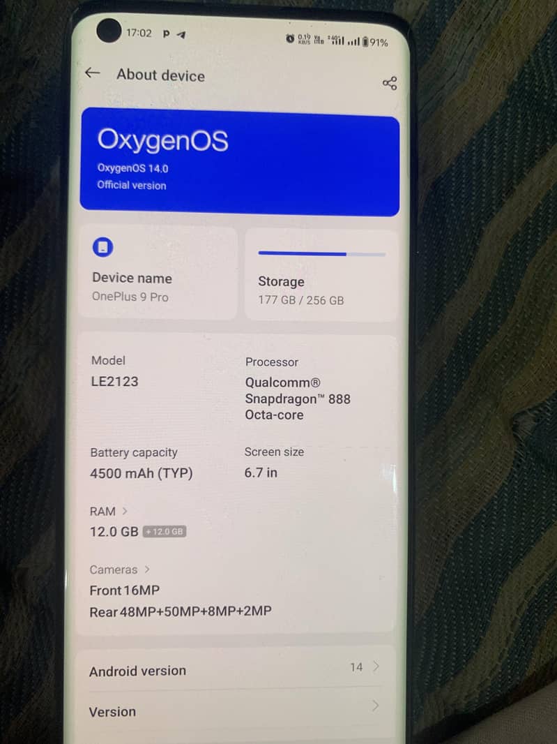 One Plus 9 Pro 4