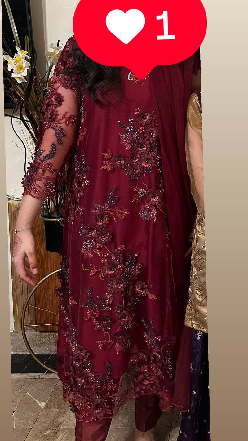 Maroon maxi 1