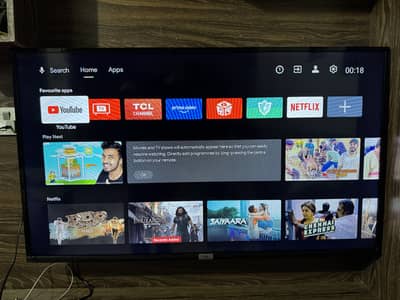 Tcl led for sale 50” excellent condition.