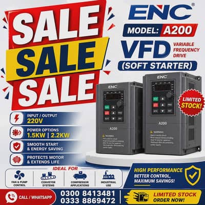 VFD Inverter 220V 1.5 KW for motor 0.75-1.5KW Variabl Frequency Drive