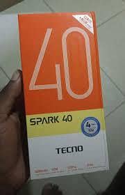 tecno spark 40 pro plus box pack urgent sale