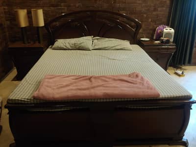 Pure African Teak wood bedroom set