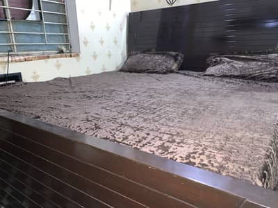 A beautiful wooden bed set