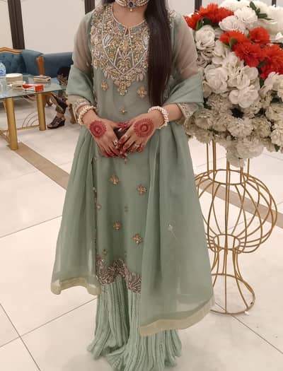 Formal handwork 3 pc dress