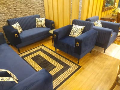 7 Seater L shpe sofa set-Sofa set-Poshish sofa - Sofa for urgent sale