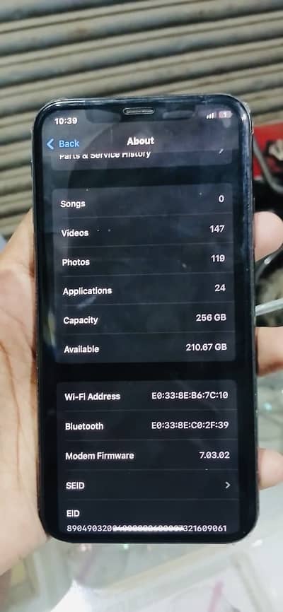 iPhone XS Non pta 256 gb factary unlock bettery health 77