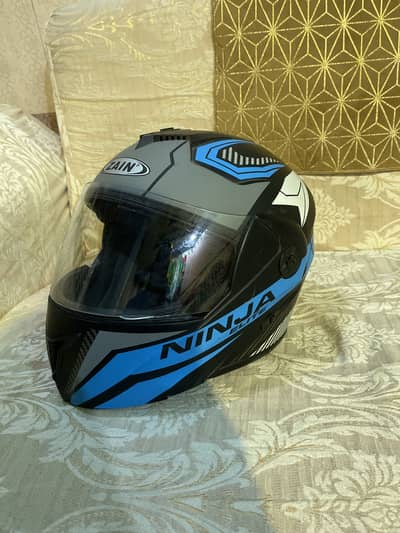 Helmet / racing helmet / blue helmet / heavy bike helmet