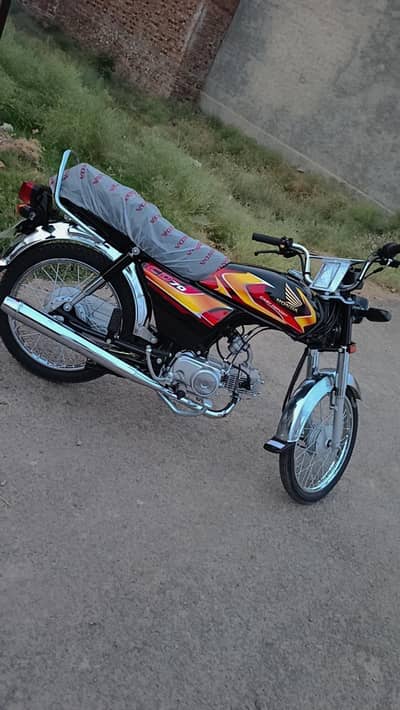 Honda cd 70 open letter h bike lamination b hoi h  urgent sale.