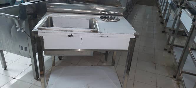 Breading Table Working table Cheese crushers Shawarma counter Hot p
