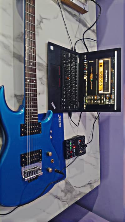 Electric guitar complete setup, guitar, electric guitar