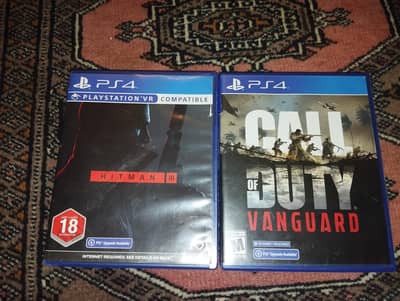 ps 4 hitman 3 and cod vanguard