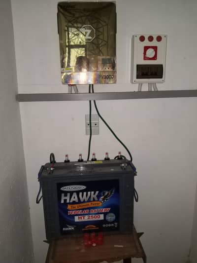 inverter and battery